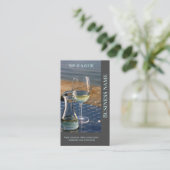 ワインバー店営業プロモーション名刺 名刺 (スタンド正面)