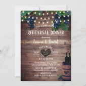 ワインバ素朴レルビンヤードリハーサルディナー 招待状 (正面)
