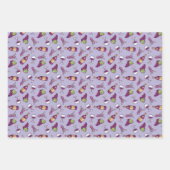 ワインパターンラッピング紙シート ラッピングペーパーシート (正面3)