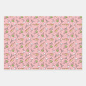 ワインパターンラッピング紙シート ラッピングペーパーシート (正面2)