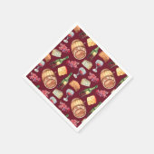 ワインパターン スタンダードカクテルナプキン (角)