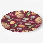 ワインパターン ペーパープレート (アングル)