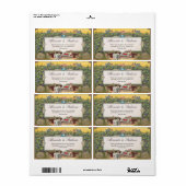 ワインパーソナライズされたブドウ畑ラベル ラベル (フルシート)