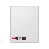 ワインパーソナライズされたボトルメモ帳 ノートパッド (回転)