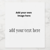 ワインパーソナライズされたボトルラベル ワインラベル (シングルラベル)