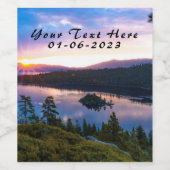 ワインパーソナライズされたボトルラベル ワインラベル (シングルラベル)