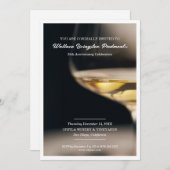 ワインパーティの招待状 招待状 (正面/裏面)