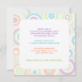 ワインパーティの招待状 招待状 (裏面)