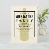 ワインパーティーの招待状 招待状 (スタンド正面)