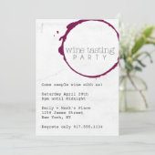ワインパーティーの招待状 招待状 (スタンド正面)
