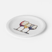 ワインパーティープレート ペーパープレート (アングル)