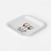 ワインパーティープレート ペーパープレート (傾斜あり)