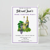 ワインパーティー招待状 招待状 (スタンド正面)