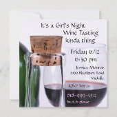 ワインパーティー時間 招待状 (裏面)