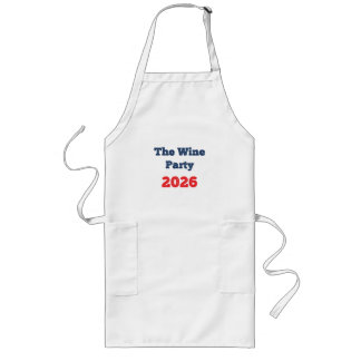 ワインパーティー2026を応援 ファニー選挙Tシャツ ロングエプロン