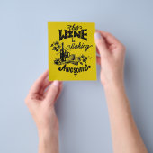 ワインパーティー チラシ (手)