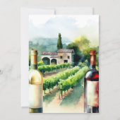 ワインパーティー 招待状 (裏面)