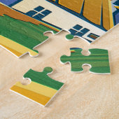 ワインファームカントリー夏のソムリエの日の出 ジグソーパズル (側面)