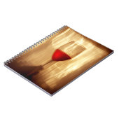 ワインフォトノートブック（80ページB&W） ノートブック (左側)