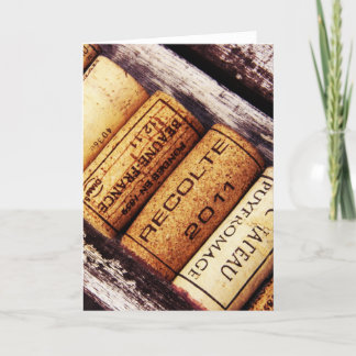 ワインフランスのボトルコルク集 カード