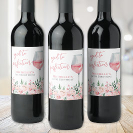 ワインフローラ誕生日パーティー ワインラベル