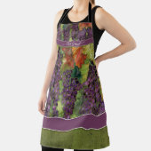 ワインブドウウォーターカラーろうけつ染めナパバレーシェフ名 エプロン (インサイチュ)