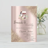 ワインブドウグリッター《写真》ぼけ味ブランチ&バブリー 招待状 (スタンド正面)
