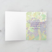 ワインブドウハッピーアニバーサリーワイフ カード (内部)