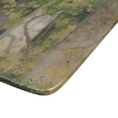 ワインブドウ付きペルゴラ(ブドウ畑の風景) カッティングボード (角)