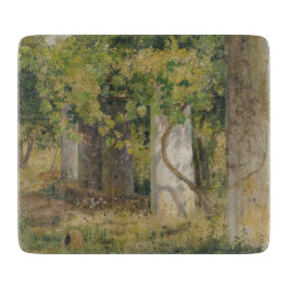 ワインブドウ付きペルゴラ（ブドウ畑の風景） カッティングボード