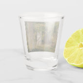 ワインブドウ付きペルゴラ（ブドウ畑の風景） ショットグラス (裏面)