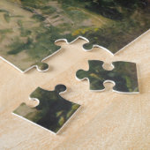 ワインブドウ付きペルゴラ（ブドウ畑の風景） ジグソーパズル (側面)