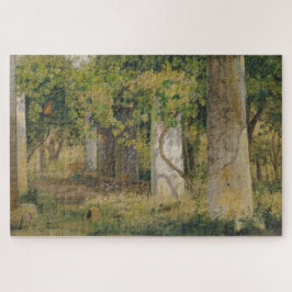 ワインブドウ付きペルゴラ（ブドウ畑の風景） ジグソーパズル