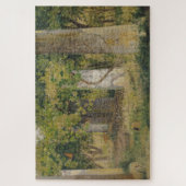 ワインブドウ付きペルゴラ（ブドウ畑の風景） ジグソーパズル (縦)