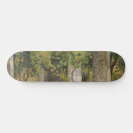 ワインブドウ付きペルゴラ（ブドウ畑の風景） スケートボード