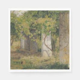 ワインブドウ付きペルゴラ（ブドウ畑の風景） スタンダードランチョンナプキン