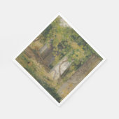 ワインブドウ付きペルゴラ（ブドウ畑の風景） スタンダードランチョンナプキン (角)