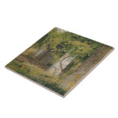 ワインブドウ付きペルゴラ(ブドウ畑の風景) タイル (側面)