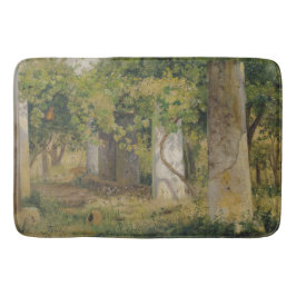 ワインブドウ付きペルゴラ（ブドウ畑の風景） バスマット