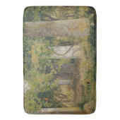 ワインブドウ付きペルゴラ(ブドウ畑の風景) バスマット (正面縦)