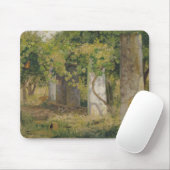 ワインブドウ付きペルゴラ（ブドウ畑の風景） マウスパッド (マウス)