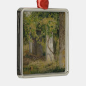 ワインブドウ付きペルゴラ（ブドウ畑の風景） メタルオーナメント (右)