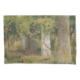 ワインブドウ付きペルゴラ（ブドウ畑の風景） 枕カバー