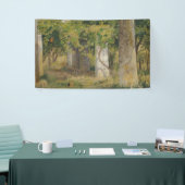 ワインブドウ付きペルゴラ（ブドウ畑の風景） 横断幕 (トレードショー)