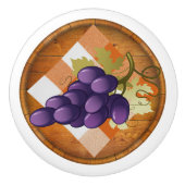 ワインブドウ引き出しノブ セラミックノブ (正面)