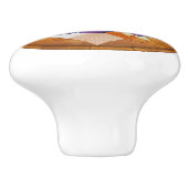 ワインブドウ引き出しノブ セラミックノブ (側面)