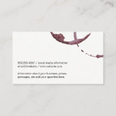 ワインブドウ応援 名刺 (裏面)