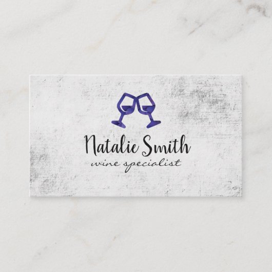 ワインブドウ応援 名刺 (正面)