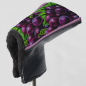 ワインブドウ ゴルフヘッドカバー (3/4 正面)