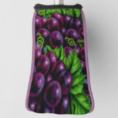 ワインブドウ ゴルフヘッドカバー (回転90)